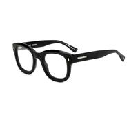 Dsquared2 D2 0091 Occhiali, 2M2/25 Black Gold, 48 Uomo