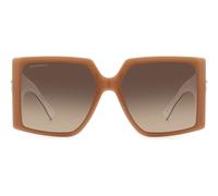 Dsquared2 D2 0096/s Occhiali Da Sole Donna Rosa Squadrato Marrone 56mm