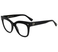 Dsquared2 Donna D2 0098 807 Montature da vista Plastica Nero Squadrata