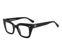 Dsquared2 Donna D2 0099 807 Montature da vista Plastica Nero Squadrata