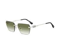 Dsquared2 D2 0102/S 010/9K - Occhiali da Sole in Palladio con Lenti Verdi Sfumat