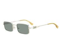 Dsquared2 Uomo D2 0104/S KTU/QT Occhiali da sole Metallo Palladio Verde Squadrata Normale