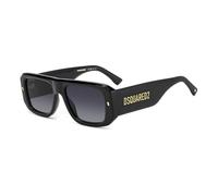 Dsquared2 D2 0107/S 807/9O BLACK Sunglasses Man Standard, Standard, 54