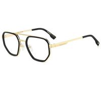 Dsquared2 Uomo D2 0111 807 Montature da vista Metallo Nero Geometrica