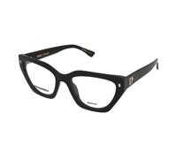 Dsquared Occhiali da vista D2 0117 807 Acetato nero Cat Eye Donna