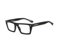 Dsquared2 Uomo D2 0130 807 Montature da vista Acetato Nero Squadrata