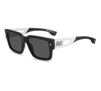 Dsquared2 D2 0143/S 003/IR MATT BLACK Sunglasses Man Standard, Standard, 53