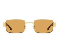 Dsquared2 D2 0156/s Occhiali Da Sole Uomo Oro Rettangolari Marrone 54mm