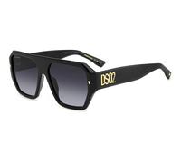 Dsquared2 D20128/S 807/9O, Nero, Acetate, Uomini occhiali da sole 58