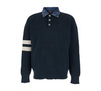 Dsquared2 - Denim mix D2 Knit Pullover - - Tops - Uomo - Blu - L