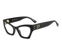 Dsquared2 Donna D2 0133 807 Montature da vista Acetato Nero Cat Eye