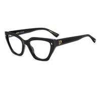Dsquared2 Donna D2 0117 807 Montature da vista Acetato Nero Cat Eye