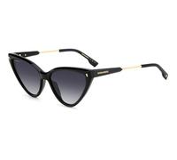 Dsquared2 Donna Dsquared2 D2 0134/S 807/9O Occhiali da sole Acetato Nero Grigio Cat Eye Sfumato