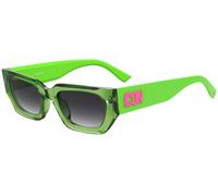 Dsquared2 Donna Dsquared2 ICON 0017/S 6FZ/9O Occhiali da sole Acetato Verde Grigio Squadrata Sfumato