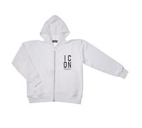 DSQUARED2 Felpa con cappuccio Slouch Fit Icon DQ2029D0-03GDQ per bambino, bianco, 12 anni