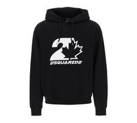 Dsquared2 - Felpa con Cappuccio Stampata - - Sweatshirts & Hoodies - Uomo - Nero - 2XL