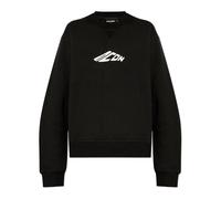 Dsquared2 - Felpa con Logo Stampato - - Sweatshirts & Hoodies - Donna - Nero - M