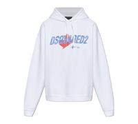 Dsquared2 - Felpa con stampa - - Sweatshirts & Hoodies - Uomo - Bianco - M