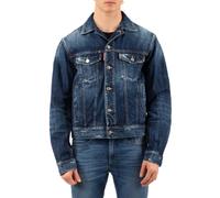 Dsquared2 - Giacca in denim lavato con patch logo - - Jackets - Uomo - Blu - L