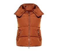 Dsquared2 - Gilet trapuntato con cappuccio staccabile - - Jackets - Uomo - Arancione - S