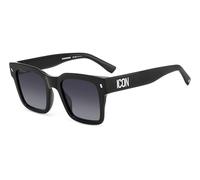 Dsquared2 ICON 0010/S 807/9O BLACK Sunglasses Man Standard, Standard, 51