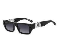 Dsquared2 Occhiali da sole ICON 0011/S 807/9O Acetato Nero/Grigio Uomo