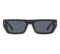 Dsquared2 Icon 0011/s Occhiali Da Sole Uomo Nero Squadrato Grigio 54mm
