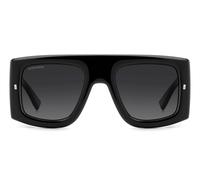 Dsquared2 ICON 0024/S 807/9O Sunglasses - Black Frame, Grey Lenses, 54mm