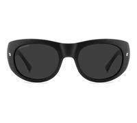 Dsquared2 Icon 0028/s Occhiali Da Sole Unisex Nero Ovali