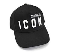 DSQUARED2 Icon Bambino DQ04IB D00I8 Black Cappello Inverno 14-16 Anni