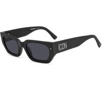 Dsquared2 ICON0017/S 003/IR, Nero, Acetate, Donne occhiali da sole 53