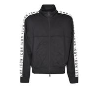 Dsquared2, ,Jackets ,Uomo ,Nero ,L Icon Zip Sport Sweatshirt