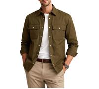 Dsquared2, ,Jackets ,Uomo ,Verde ,L Buttoned-up Insulated Jacket