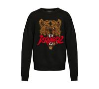 Dsquared2, ,Knitwear ,Uomo ,Nero ,L Maglieria Girocollo