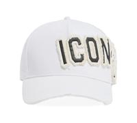 Dsquared2 - Logo Appliqué Cap - - Accessories - Uomo - Bianco - ONE SIZE