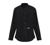 Dsquared2 - Logo-Detail Cotton Shirt - - Shirts - Uomo - Nero - L