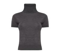 Dsquared2 - Maglione Dolcevita in Lana a Maniche Corte - - Knitwear - Donna - Grigio - S