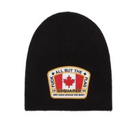Dsquared2 - Nero Logo Patch Corona Rotonda Cappello - - Accessories - Uomo - Nero - ONE SIZE