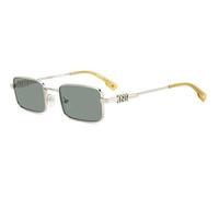 Dsquared2 Uomo D2 0104/S KTU/QT Occhiali da sole Metallo Palladio Verde Squadrata Normale