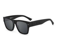 Dsquared2 Occhiali da Sole ICON 0004/S 003/T4 Nero-opaco argento Uomo