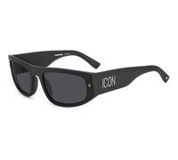 Dsquared2 Occhiali da Sole ICON 0016/S 003/IR Nero-opaco fumo Uomo
