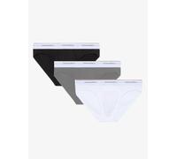 Dsquared2, ,Underwear ,Uomo ,Multicolore ,S Slip Plain 3-Pack con Elastico in Vita
