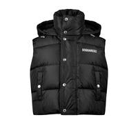 Dsquared2 - Piumino Gilet Nero con Zip e Logo - - Jackets - Donna - Nero - S