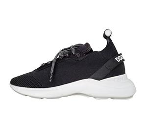 DSQUARED2 Scarpe Sneakers Unisex Fly SNM0286 2124 Bianco - Nero (43)
