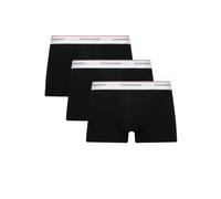 Dsquared2 set 3 boxer con fascia logata nero M