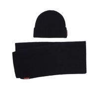 Dsquared2 - Set Berretto e Sciarpa in Maglia a Coste di Lana - - Accessories - Uomo - Blu - ONE SIZE