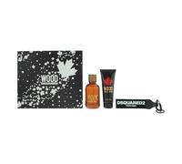 Dsquared2 Set regalo in legno 3 pezzi: Eau de Toilette 100ml - Gel doccia 100ml - Key
