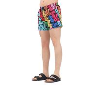 DSQUARED2 Shorts Mare Multicolore da Uomo con Logo reinterpretato in Chiave Grafica 48