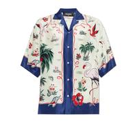 Dsquared2 - Silk Short-Sleeved Shirt - -Shirts -Uomo -Multicolore -XL