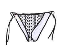 Dsquared2 - Slip Bikini con Stampa Logo in Nylon - - Swimwear - Donna - Multicolore - L